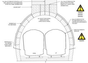 隧道竖井结构图